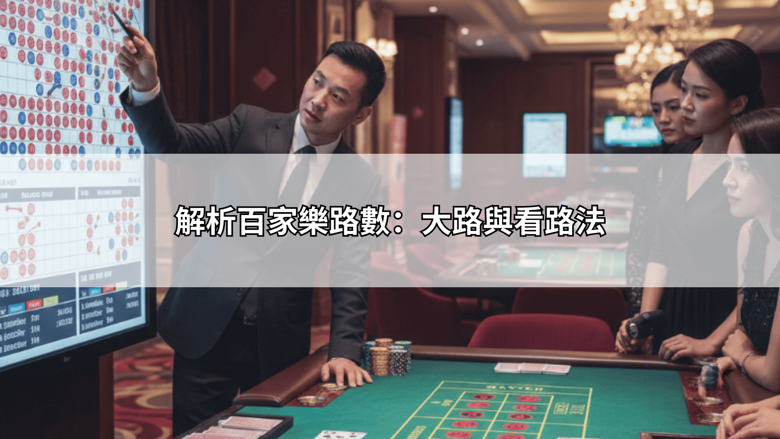 解析百家樂路數：大路與看路法